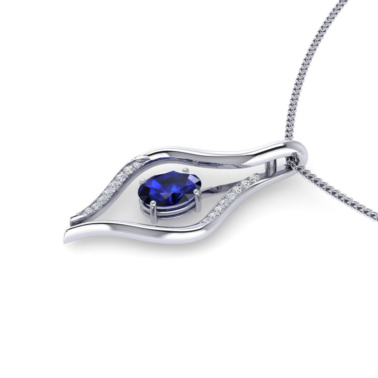 Sapphire Pendants & Necklaces